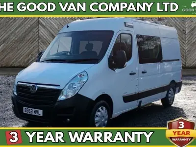 Second-hand Vauxhall Movano 130 CP (95 kW) 2018 Alb Monovolum