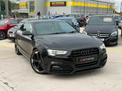 Used Audi A5 Black Edition 190 HP (139 kW) 2016 Black Coupe