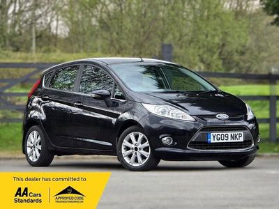 Used Ford Fiesta Zetec 96 HP (70 kW) 2009 Black Hatchback