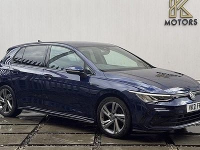 Used VW Golf VII R-line 150 HP (110 kW) 2021 Blue Hatchback