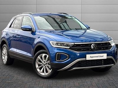 New VW T-Roc Match 150 HP (110 kW) 2025 Ravenna blue SUV