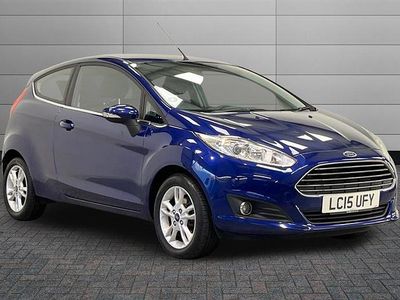 Blue Used 2015 Ford Fiesta Zetec Hatchback | £6,250 (Fair price)