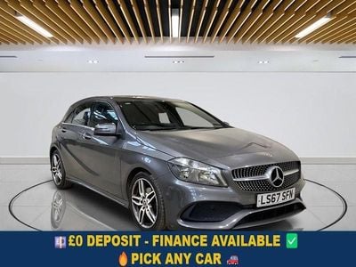 Grey Used 2017 Mercedes A180 AMG line Hatchback | £10,199 (Fair price)