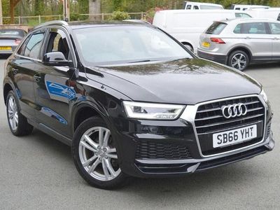 Used Audi Q3 S-Line 150 HP (110 kW) 2017 Black SUV