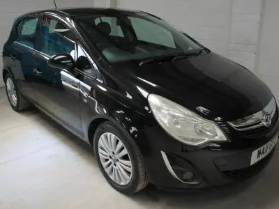 Used Vauxhall Corsa Excite 83 HP (61 kW) 2011 Black Hatchback
