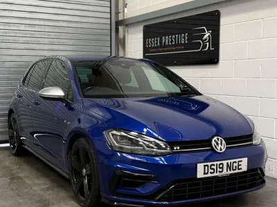 Used VW Golf VII R 2019 Blue Hatchback