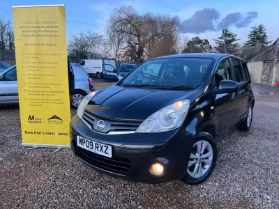 Used Nissan Note Acenta 110 HP (80 kW) 2009 Black MPV