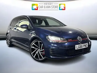 Used VW Golf VII GTI 2016 Blue Hatchback