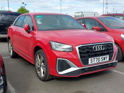 Begagnad Audi Q2 S-Line 150 HK (110 kW) 2020 Röd SUV