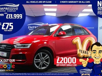 used Audi Q3 1.4 TFSI S LINE EDITION 5d 148 BHP