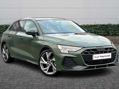 Used Audi A3 Black Edition 2026 District green, metallic Hatchback