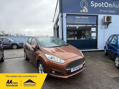 Used Ford Fiesta Zetec 82 HP (60 kW) 2014 Yellow Hatchback