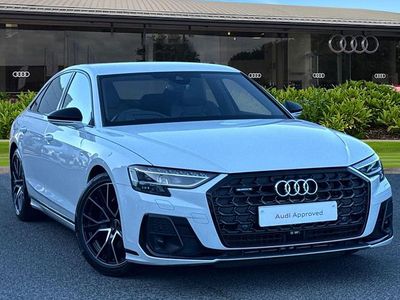Used Audi A8 Black Edition 286 HP (210 kW) 2023 White Sedan