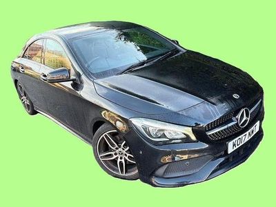 Used Mercedes CLA220 AMG line 177 HP (130 kW) 2017 Black Sedan