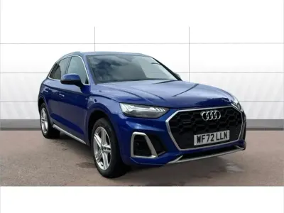 Used Audi Q5 S-Line 204 HP (150 kW) 2022 Blue SUV