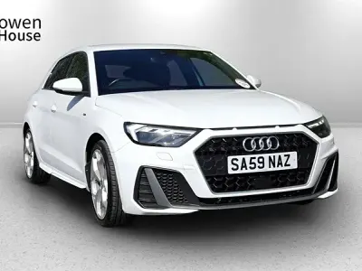 Used Audi A1 Sportback S-Line 116 HP (85 kW) 2020 White Hatchback