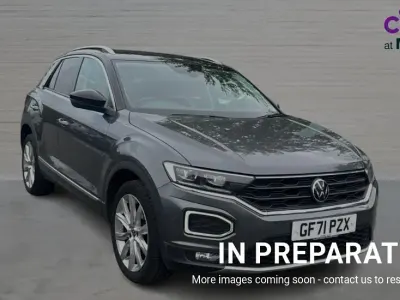 Used VW T-Roc SEL 150 HP (110 kW) 2021 Indium grey metallic black SUV