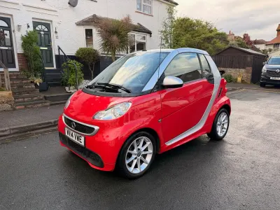 Begagnad Smart ForTwo Cabrio Passion 2014 Röd Cab