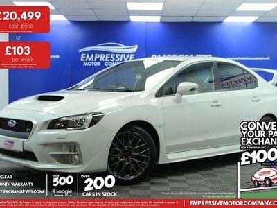 White Used 2015 Subaru WRX STI Sedan | £20,499 (Fair price)