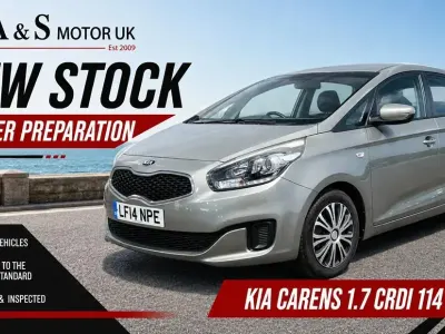 Used Kia Carens 114 HP (83 kW) 2014 Silver MPV