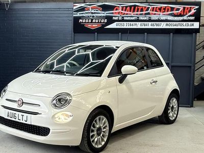 Used Fiat 500 Pop Star 69 HP (50 kW) 2016 White Hatchback