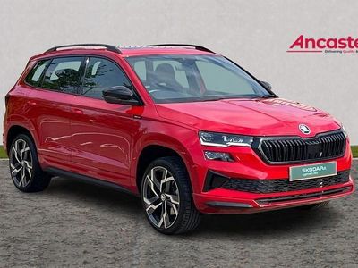 Used Skoda Karoq SportLine 150 HP (110 kW) 2024 Red SUV