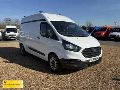 Used Ford Transit Custom 130 HP (95 kW) 2018 White Van