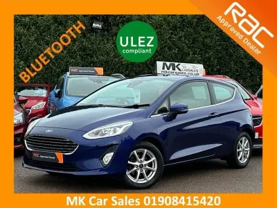 Używany Ford Fiesta Zetec 2018 Niebieski Hatchback