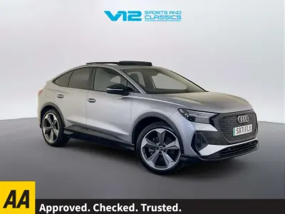 Begagnad Audi Q4 Sportback e-tron Advanced 150 kW (204 HK) 2022 Silver SUV