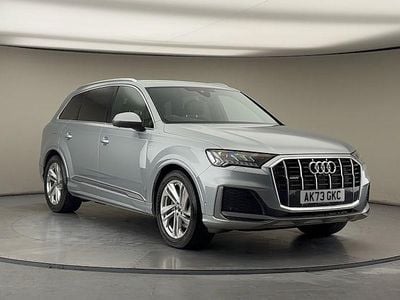 Used Audi Q7 S-Line 286 HP (210 kW) 2023 Satellite silver metallic/satellite silver metalli SUV