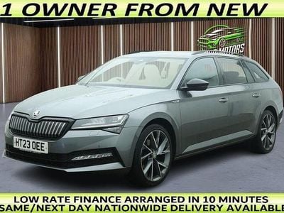 Used Skoda Superb SportlinePlus 218 HP (160 kW) 2023 Grey Estate
