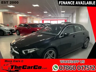 Used Mercedes A180 AMG line 116 HP (85 kW) 2018 Black Hatchback