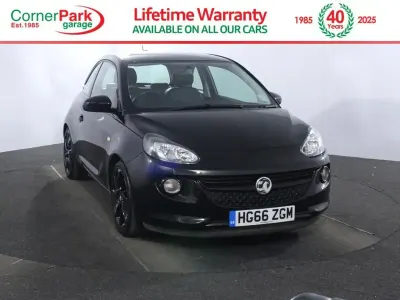Used Vauxhall Adam S 70 HP (51 kW) 2017 Black Hatchback
