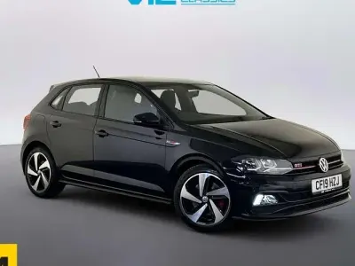 Begagnad VW Polo GTI 200 HK (147 kW) 2019 Svart Halvkombi