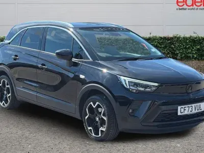 Used Vauxhall Crossland Ultimate 110 HP (80 kW) 2023 Black SUV