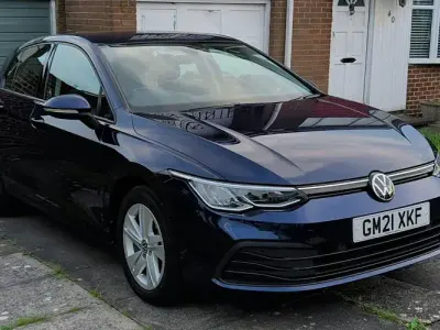 Used VW Golf VII Life 150 HP (110 kW) 2021 Blue Hatchback