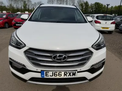 Begagnad Hyundai Santa Fe Premium 2016 Vit SUV