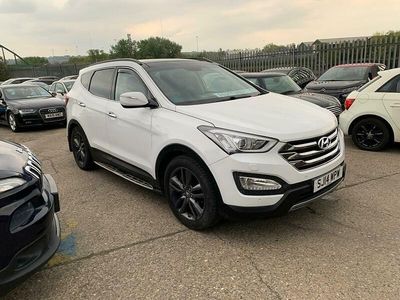 Begagnad Hyundai Santa Fe Premium SE 2014 Vit SUV