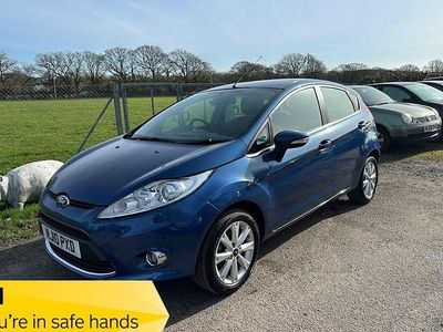 Used Ford Fiesta Zetec 96 HP (70 kW) 2010 Blue Hatchback