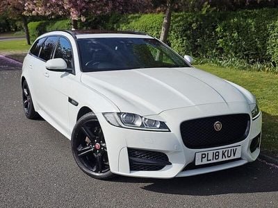 Begagnad Jaguar XF R-Sport 2018 Vit Kombi