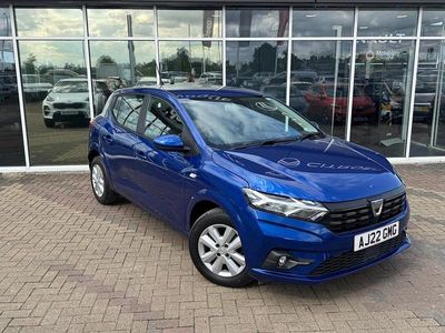 Used Dacia Sandero Comfort 90 HP (66 kW) 2022 Blue Hatchback