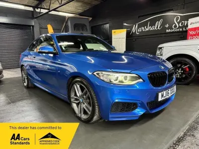 Usado BMW 218 M Sport 2016 Azul Coupe