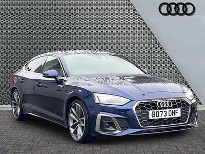 Used Audi A5 S-Line 2023 Blue Hatchback