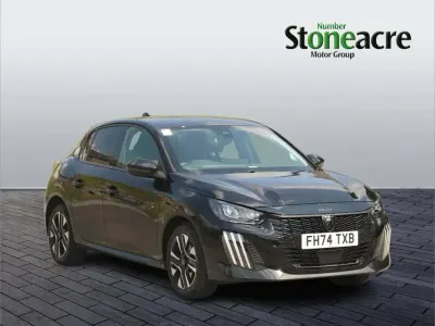 Used Peugeot 208 Allure 101 HP (74 kW) 2025 Black Hatchback
