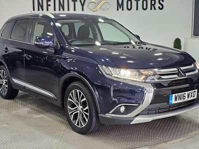 Blue Used 2016 Mitsubishi Outlander SUV | £10,350 (Fair price)