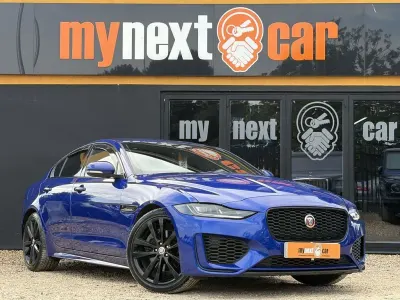 Used Jaguar XE R-Dynamic 300 HP (220 kW) 2019 Blue Sedan