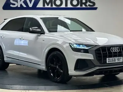 Used Audi Q8 S-Line 286 HP (210 kW) 2018 White SUV