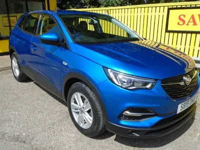 Used Vauxhall Grandland X S 130 HP (95 kW) 2019 Blue SUV