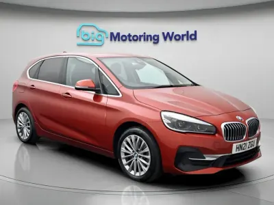 Used BMW 225 Active Tourer Luxury Line 224 HP (164 kW) 2020 Orange MPV