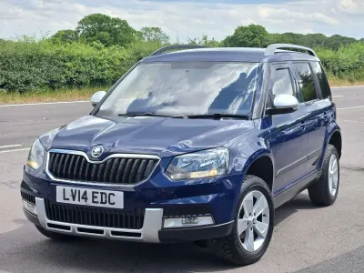 Used Skoda Yeti 105 HP (77 kW) 2014 Blue SUV
